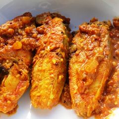 A picture of Madras Fish Curry.