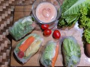 Gambar rice paper salad