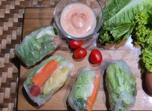 Foto resep Salad Wrap w/ Rice Paper