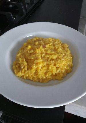 A picture of Zafferano milanese Saffron rise.