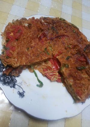 Foto resep Pizza mie irit santapan