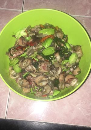 Foto resep Cumi pete petir