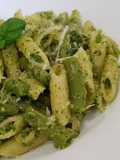 Penne with Pesto, Potatoes, and Green Beans