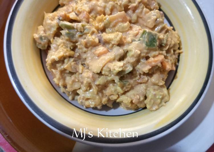 Simple Way to Make Homemade Scrambled eggs mayo paste