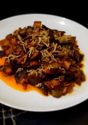 Foto resep Terong Balado Teri Pedas Manis