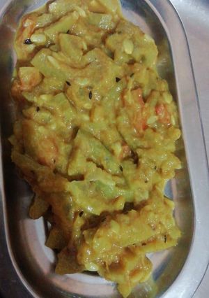 A picture of Lauki sabji.