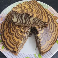 A picture of Zebra Cake.