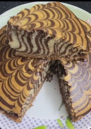 A picture of Zebra Cake.
