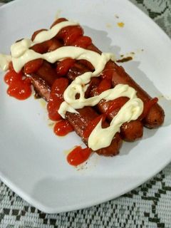 Foto resep Sosis Bakar Barbeque Toast Simple & Praktis