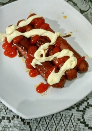Foto resep Sosis Bakar Barbeque Toast Simple & Praktis