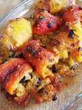 Involtini di peperoni grigliati
