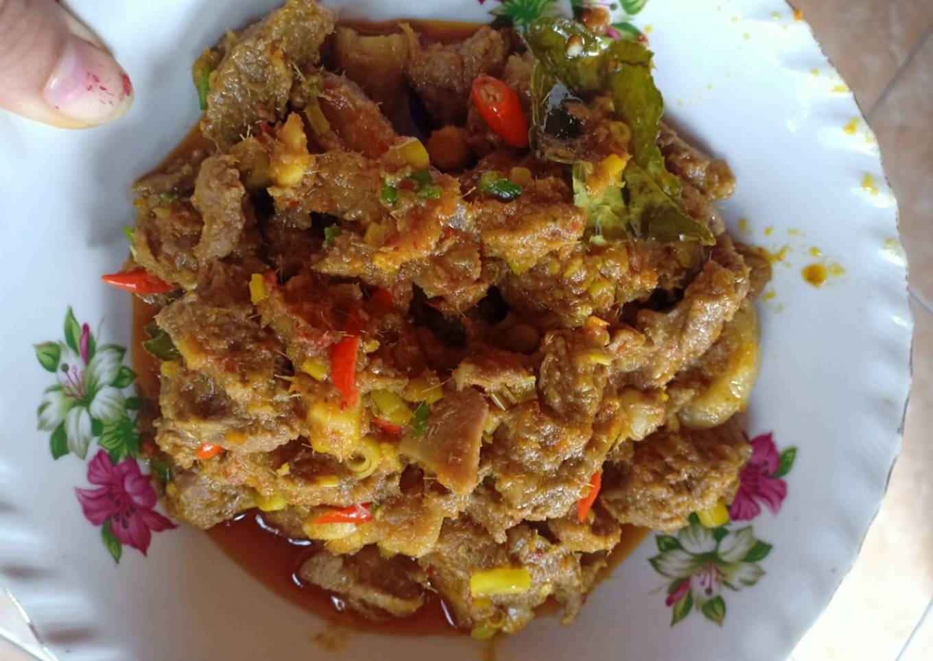 Daging babi /pork rica - rica