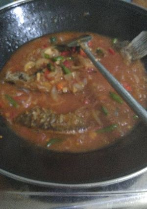 Foto resep Ikan gurame asem manis pedas