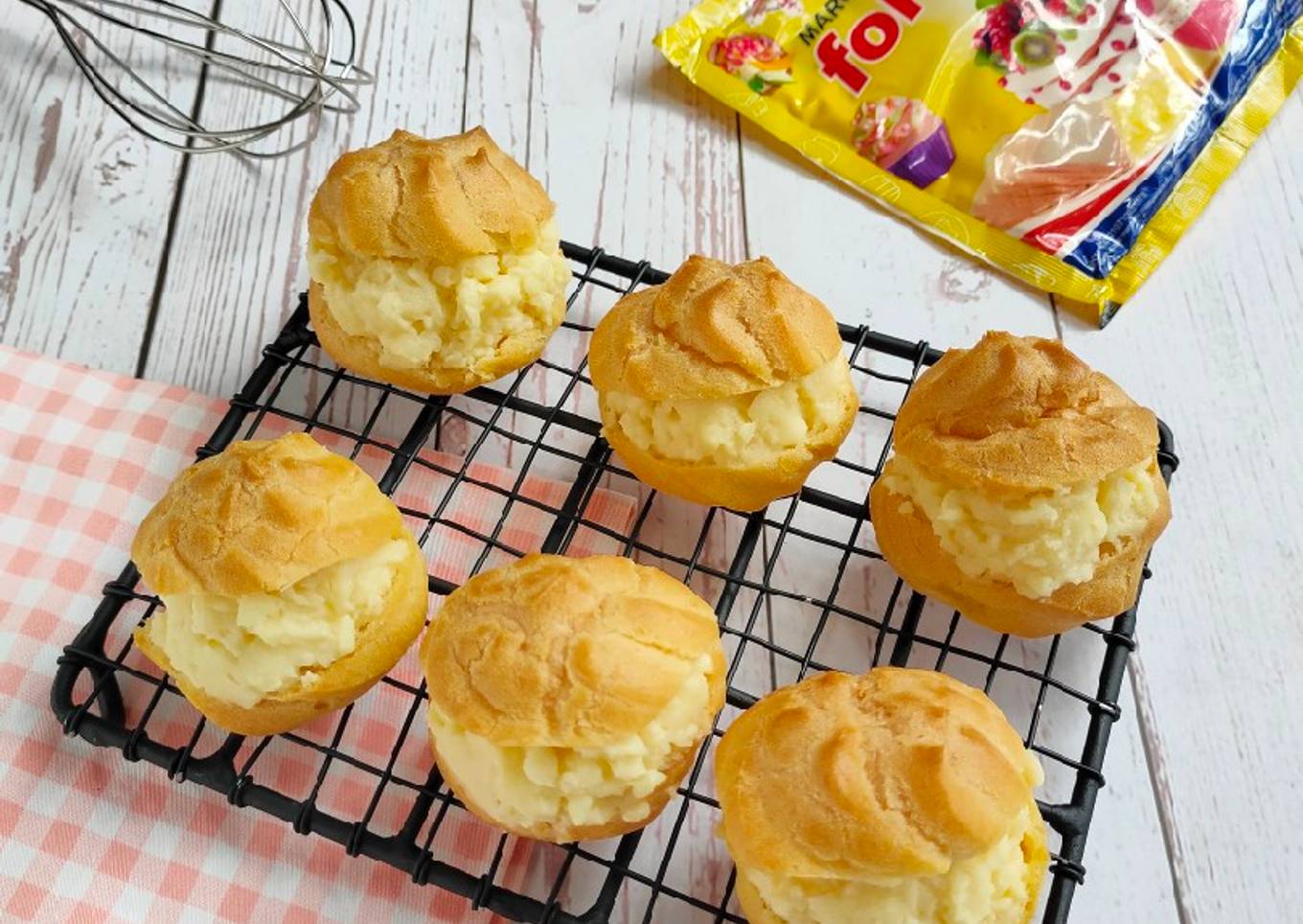 Kue Soes/Sus Ekonomis dan Simple (No Butter, No Mixer)