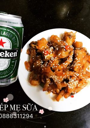 Hình của món Chân gà cay Hàn Quốc.