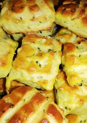 Medvehagymás kocka recept fotója