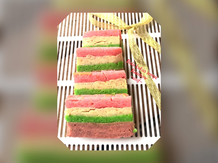 Bagaimana Menyiapkan Bolu kukus tempe rainbow Ekonomis Untuk Dijual