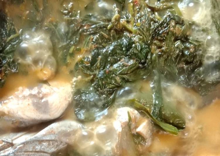 Masakan favorit keluarga pucuk ubi ikan๐๐