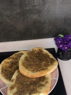 صورة لوصفة مناقيش زعتر