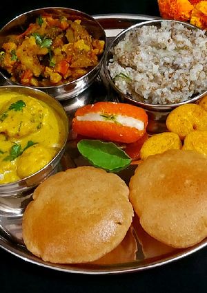 अन्नकूट भोग थाली (Annkut bhog thali recipe in hindi) रेसिपी मुख्य फोटो