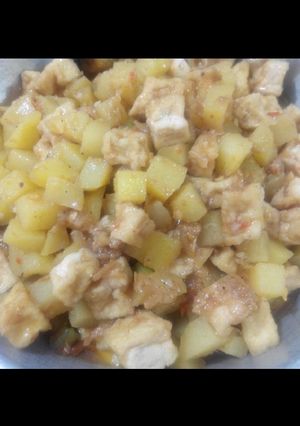 Foto resep Kentang & tahu sambel RESSE.