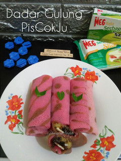 Foto resep Dadar Gulung PisCokJu(Pisang,Coklat,Keju)