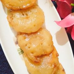 A picture of Malpua in Bengali style.