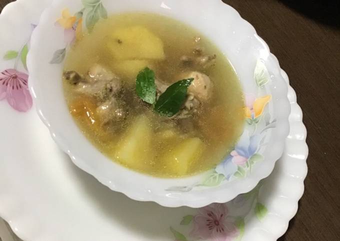 Simple Way to Prepare Ultimate Clear chicken soup