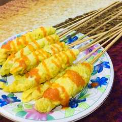 รูปของ Sate telur gulung (+tips anti gagal)
