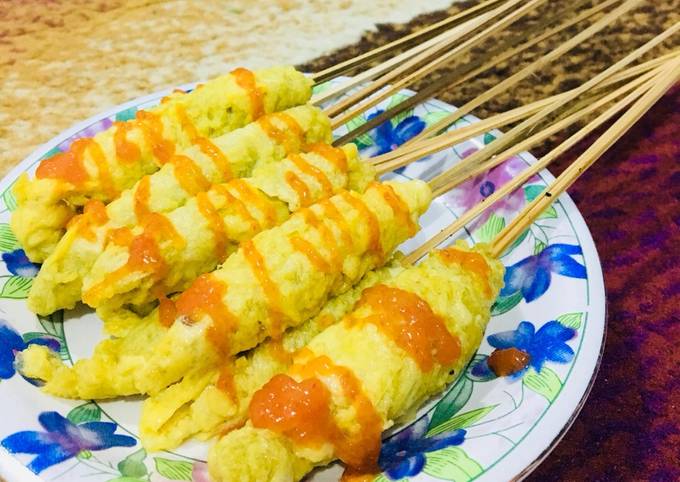 Sate telur gulung (+tips anti gagal)