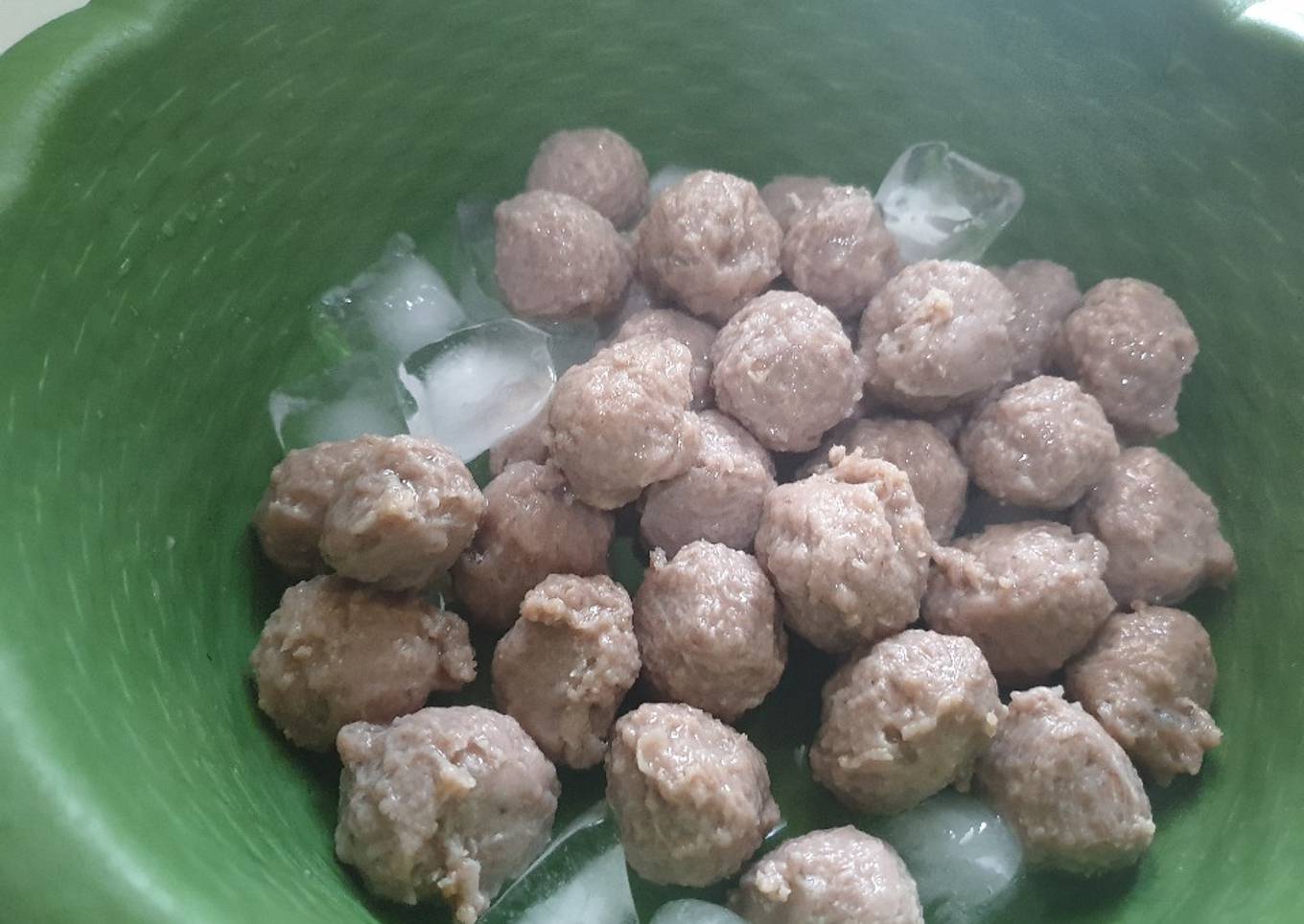 Pentol Bakso Daging Sapi homemade dan cukup kenyal