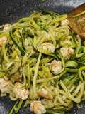 Zucchini goreng udang simple