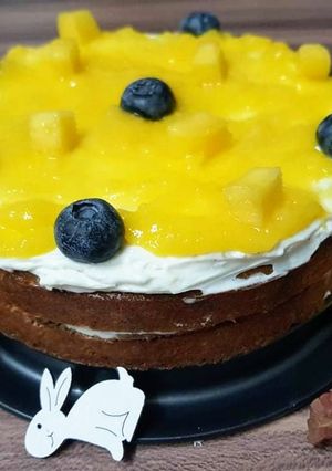O poză a rețetei Carrot cake baby friendly (Tort cu morcovi🥕).