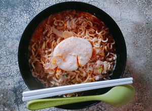 Foto resep Mie Burung Dara Saus Gochujang