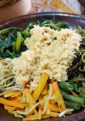 Foto resep Urap sayur bumbu adem (tidak pedas)
