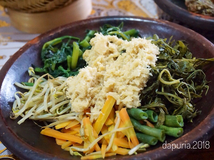 Resep Urap sayur bumbu adem (tidak pedas), Lezat