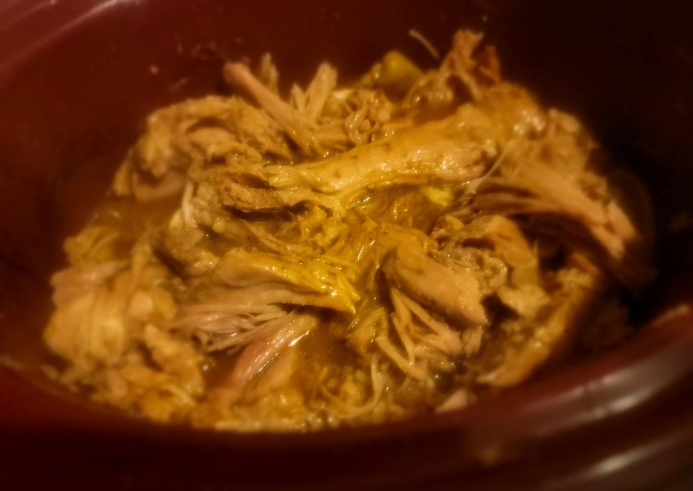 Crockpot Mississippi Pork Butt (improvised)