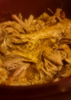 A picture of Crockpot Mississippi Pork Butt (improvised).