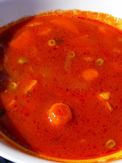 Zöldséges paradicsomleves recept fotója