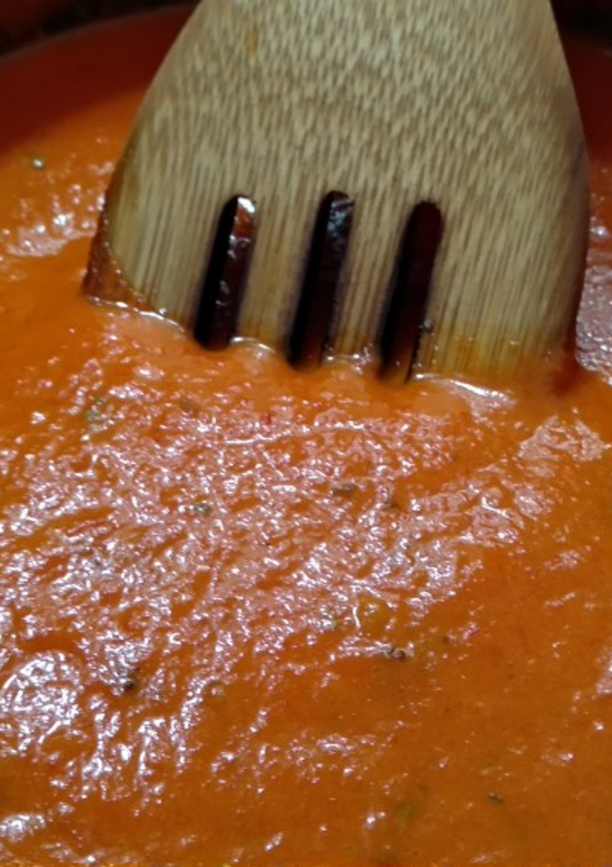 Una foto de Salsa de tomate casera