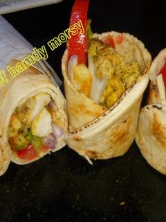صورة لوصفة شاورما فراخ
