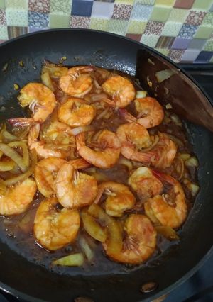 Foto resep Udang Saus Inggris Resep di Restoran Seafood