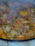 Albóndigas con fideos y tuco