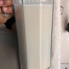 A picture of Homemade Oat Milk.