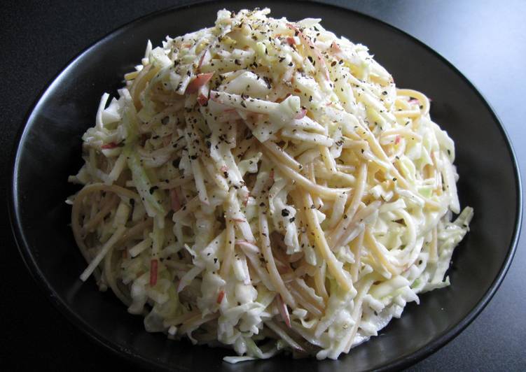 Step-by-Step Guide to Make Quick Spaghetti, Cabbage & Apple Salad