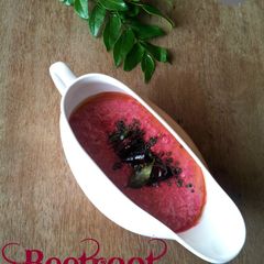 A picture of Beetroot Pachadi | A Kerala Sadya Recipe | Kerala Onam Special Recipe.