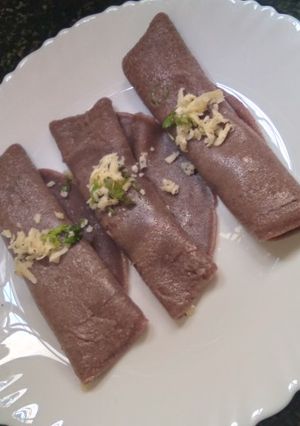 ராகி கார ரோல் (Raagi kaara roll recipe in tamil) செய்முறை முக்கிய புகைப்படம்