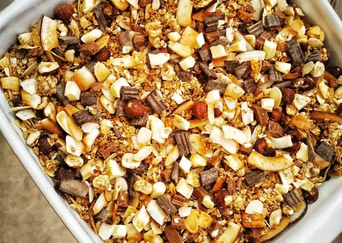 Granola express a la poêle - Clemfoodie