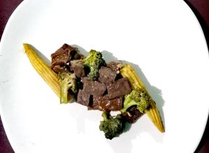 Una foto de Teriyaki de res