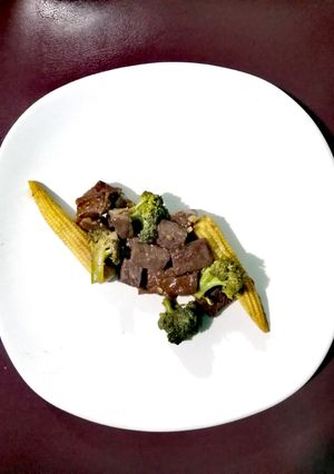 Una foto de Teriyaki de res